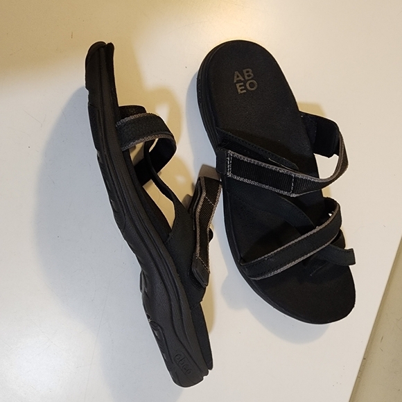 ABEO Women's Black Comfort Footsmart sandals 9.5N - Picture 8 of 9